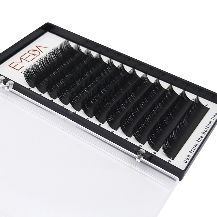 High-end Lash Vendor Supply Korea PBT Fiber Eyelash Extensions with Private Label in the UK Canada USA YY78